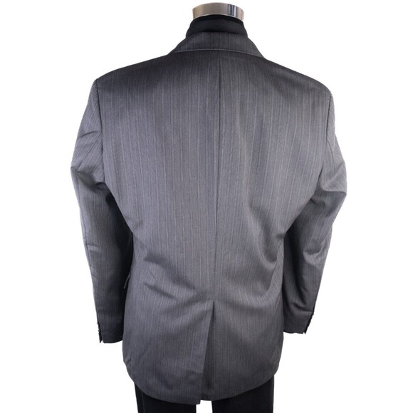 Hugo Boss ROSSELLINI Sport Coat Blazer Suit Three Button Jacket Wool Gray Sz 40R - Picture 8 of 15